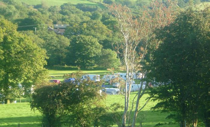 caravan site at Easter